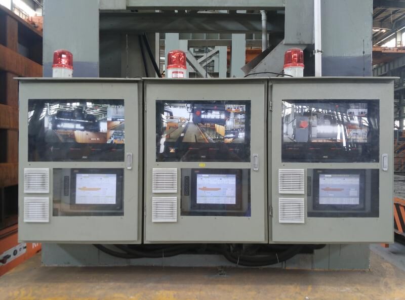 Bridge erecting machine security/safety monitor system