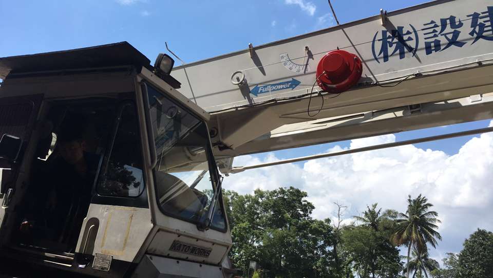 Mobile crane load moment indicator/LMI